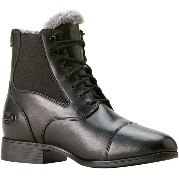 Ariat Mujeres Kendall Back Zip Sherpa Paddock Botas 10053765 - Black